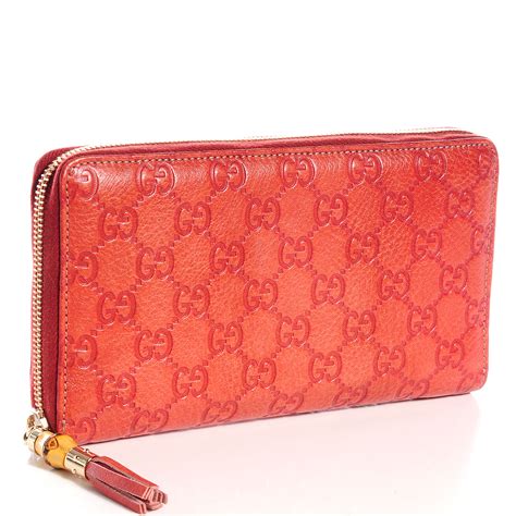 gucci zip wallet womens|Gucci guccissima wallet.